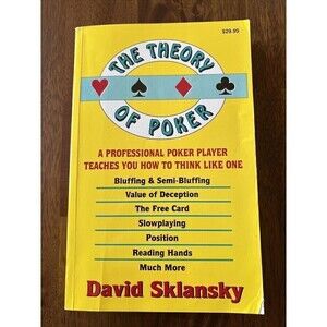 The Theory Of Poker David Sklansky